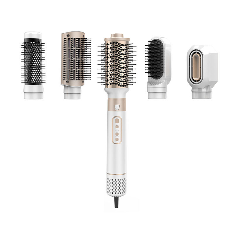 1000W 5 in 1 マルチヘアドライヤースタイラー ホットエアブラシ プロフェッショナルサロンカーラーストレイトナーツール