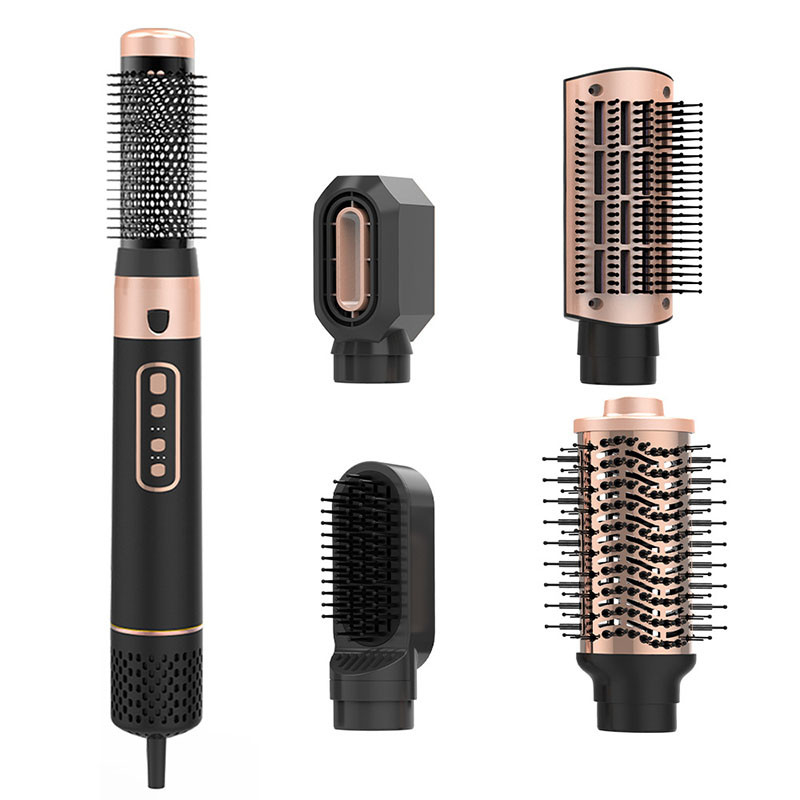 1000W 5 in 1 マルチヘアドライヤースタイラー ホットエアブラシ プロフェッショナルサロンカーラーストレイトナーツール
