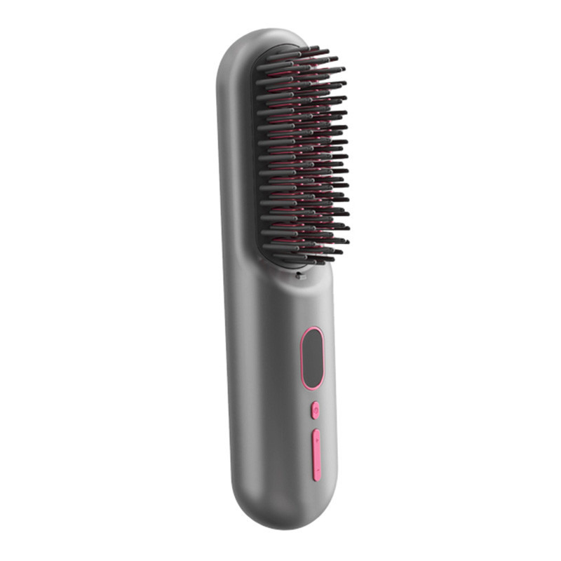 ワイヤレス ホットエア ヘアドライヤー ブラシ BLDC モーターとマイナスのイオンタイプC 調整可能