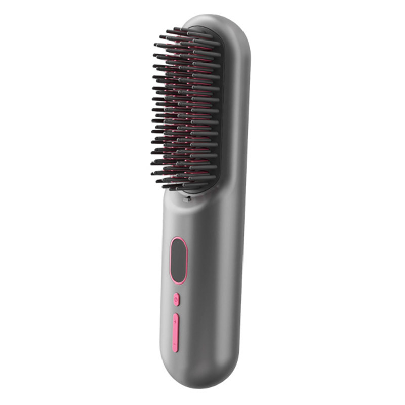 ワイヤレス ホットエア ヘアドライヤー ブラシ BLDC モーターとマイナスのイオンタイプC 調整可能