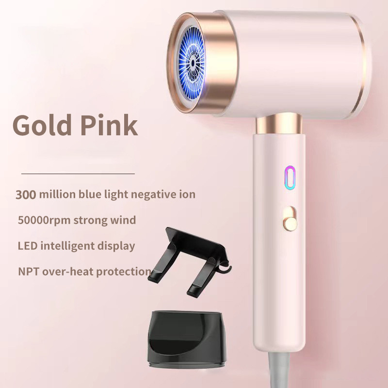 2000W 高速ブルーライト LED ディスプレイ スイッチ サイド 急速乾燥 ヘアドライヤー
