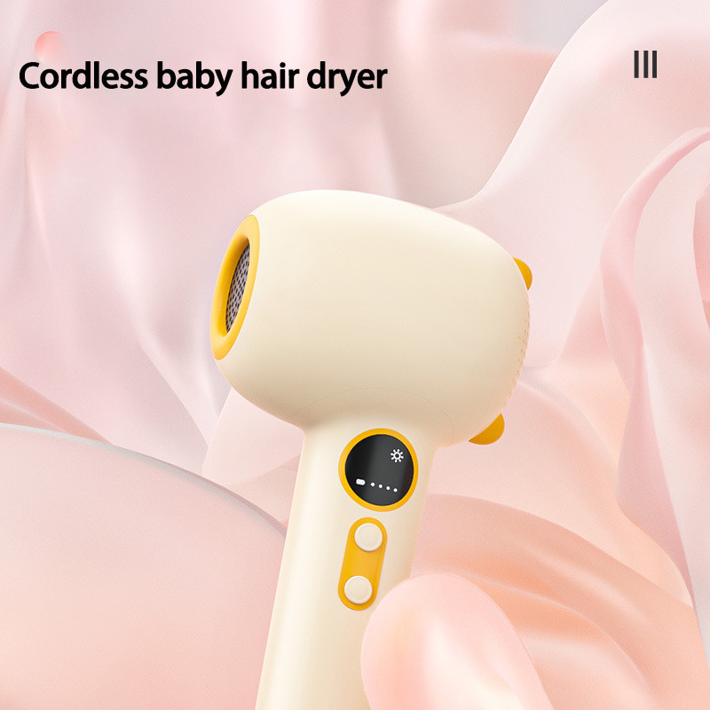 先進技術型C型充電ポートと長持ちバッテリー付きの無線ヘアドライヤー