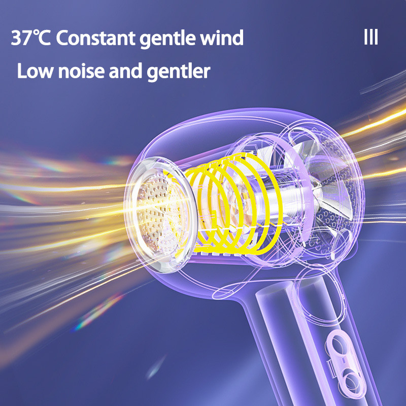 低騒音 無放射線 皮膚ケア ベビー ヘアドライヤー 85W 無線 無線 充電可能