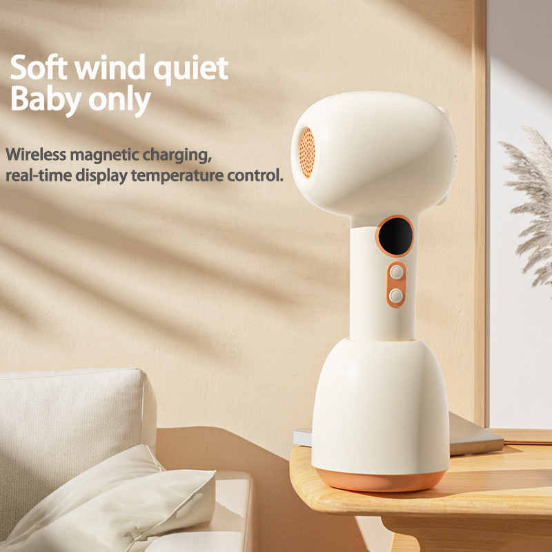 低騒音 無放射線 皮膚ケア ベビー ヘアドライヤー 85W 無線 無線 充電可能