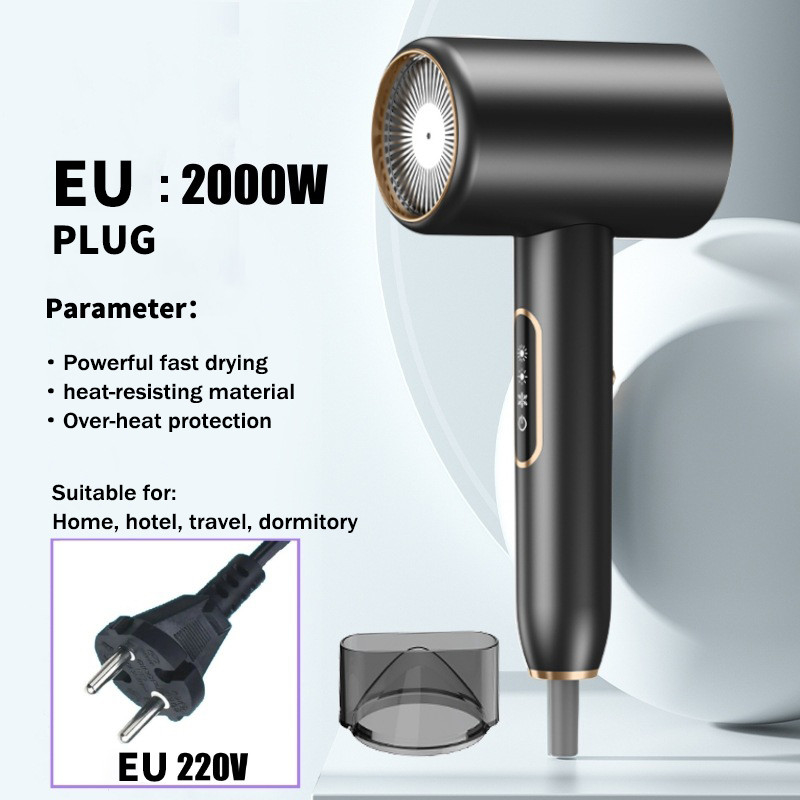 2000W パワフル 高速ヘアブロードライヤー LCD液晶ディスプレイ ネガティブイオン サロンヘアドライヤー