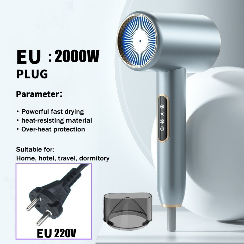2000W パワフル 高速ヘアブロードライヤー LCD液晶ディスプレイ ネガティブイオン サロンヘアドライヤー