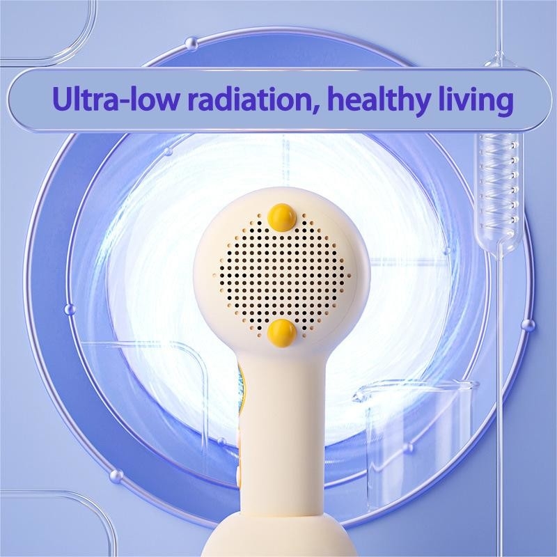 コードレスベビーヘアドライヤー 柔らかい熱 柔らかい空気 充電可能な小さなヘア吹風ドライヤー 3 つの設定で赤ちゃんのために