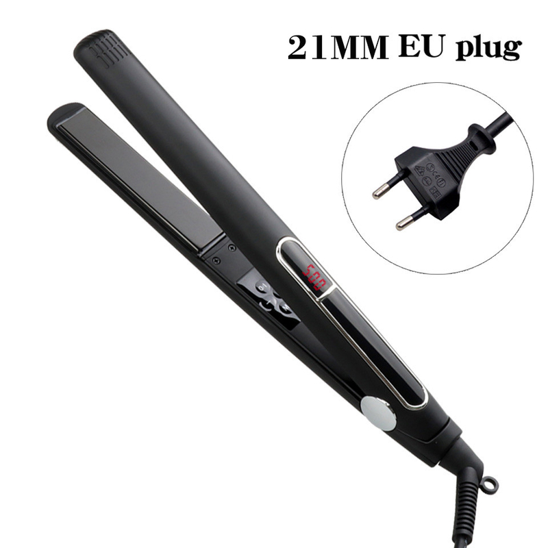 65W MCH 2 in 1 ヘアストレイター LCDディスプレイ フラットアイアン マルチ機能ヘアカーラー 3サイズパネル