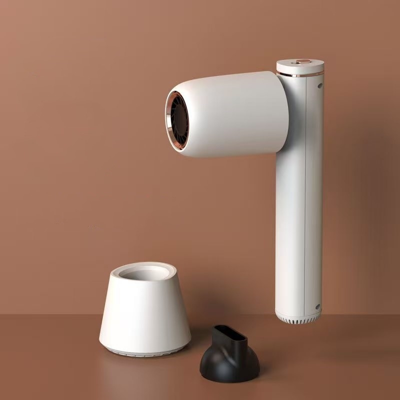 コードレスヘアドライヤー 充電式吹風ドライヤー 携帯ペットヘアドライヤー 暑い風と冷たい風で屋外旅行