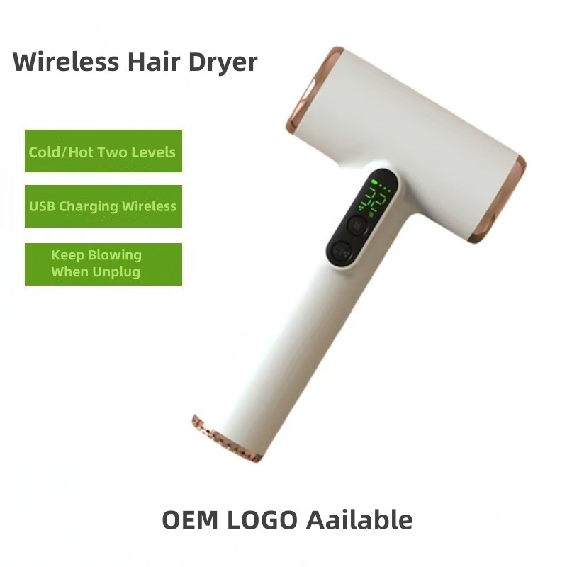 再充電可能な携帯型ヘアドライヤー 2-2,5 時間充電時間と11.1V 10A電圧