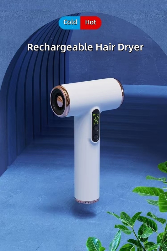 移動サイズ 200W 電池駆動 低騒音性能のワイヤレスヘアドライヤー