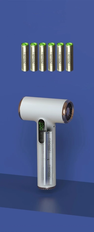 移動サイズ 200W 電池駆動 低騒音性能のワイヤレスヘアドライヤー