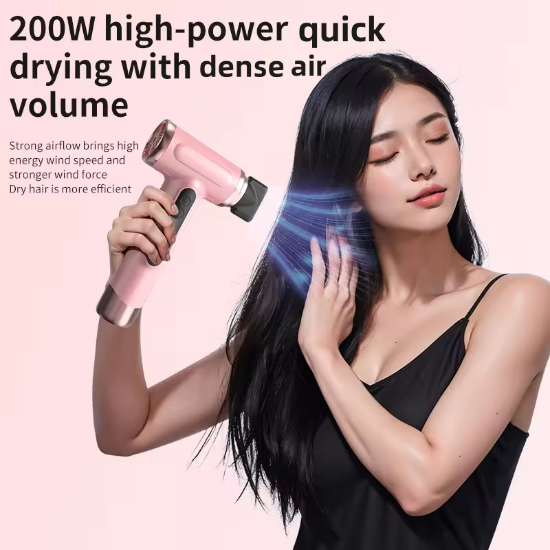 高性能の家庭用ヘアドライヤー 乾燥速さとネガティブなイオン 折りたたむ風管 学生と寮用