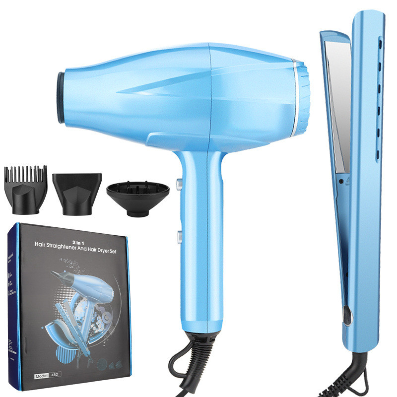 2 in 1 ヘアドライヤーとヘアストレインヤーセット プロフェッショナル 高性能 2200W ヘアケア ギフトセット