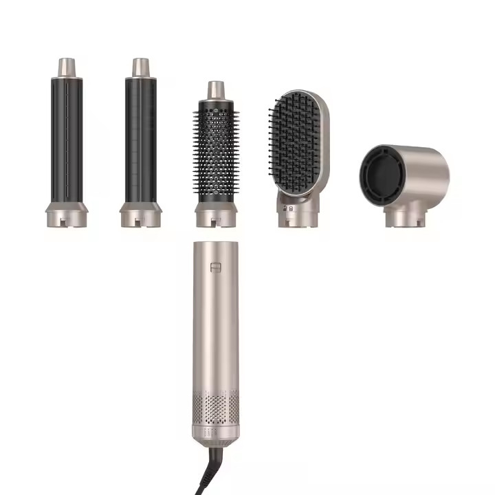 5 in 1 エレクトリック ヘアスタイラー ツール カスタム ロゴ LED 多機能 ヘアカラー セット 1000W パワーと 1.8m コード 長さ