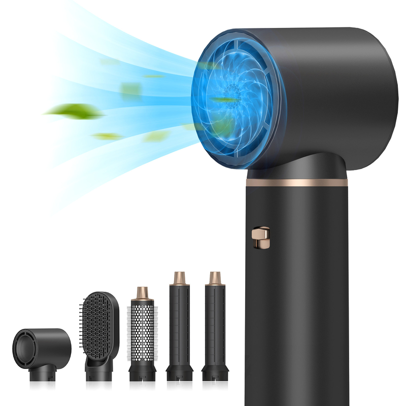 5 in 1 エレクトリック ヘアスタイラー ツール カスタム ロゴ LED 多機能 ヘアカラー セット 1000W パワーと 1.8m コード 長さ