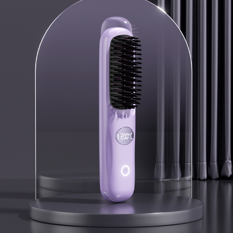 パーソナルケア ヘアドライヤー 電動 ブラシ 熱気 カム 熱 USB 無線 充電式 ヘアストレイン ブラシ