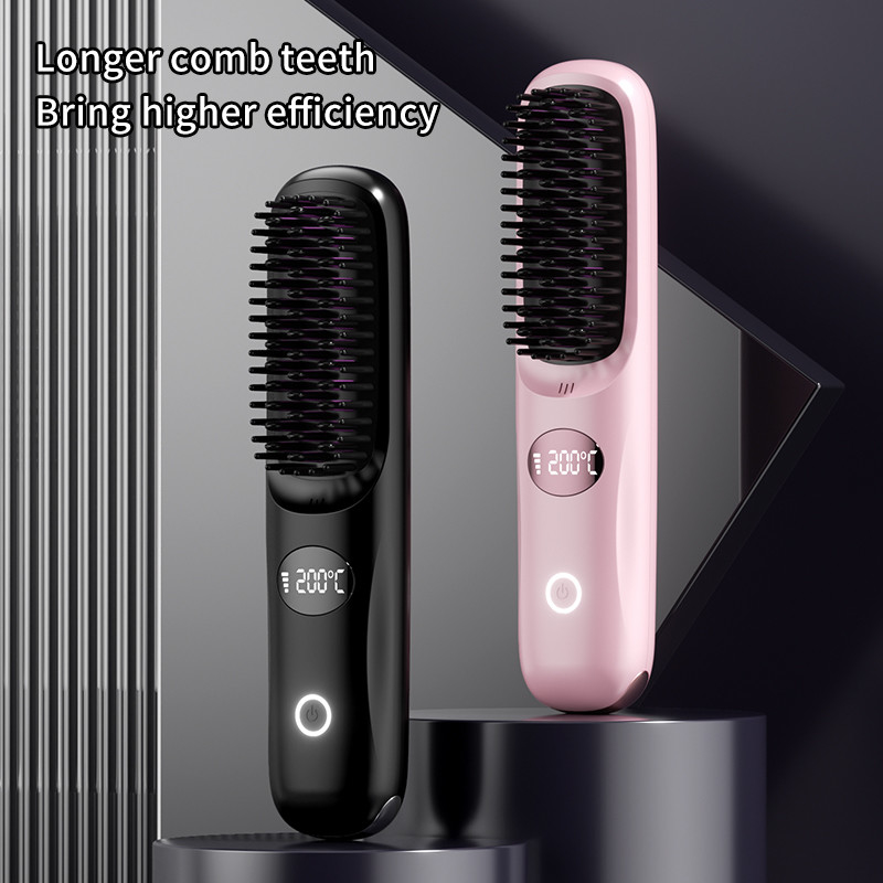 パーソナルケア ヘアドライヤー 電動 ブラシ 熱気 カム 熱 USB 無線 充電式 ヘアストレイン ブラシ