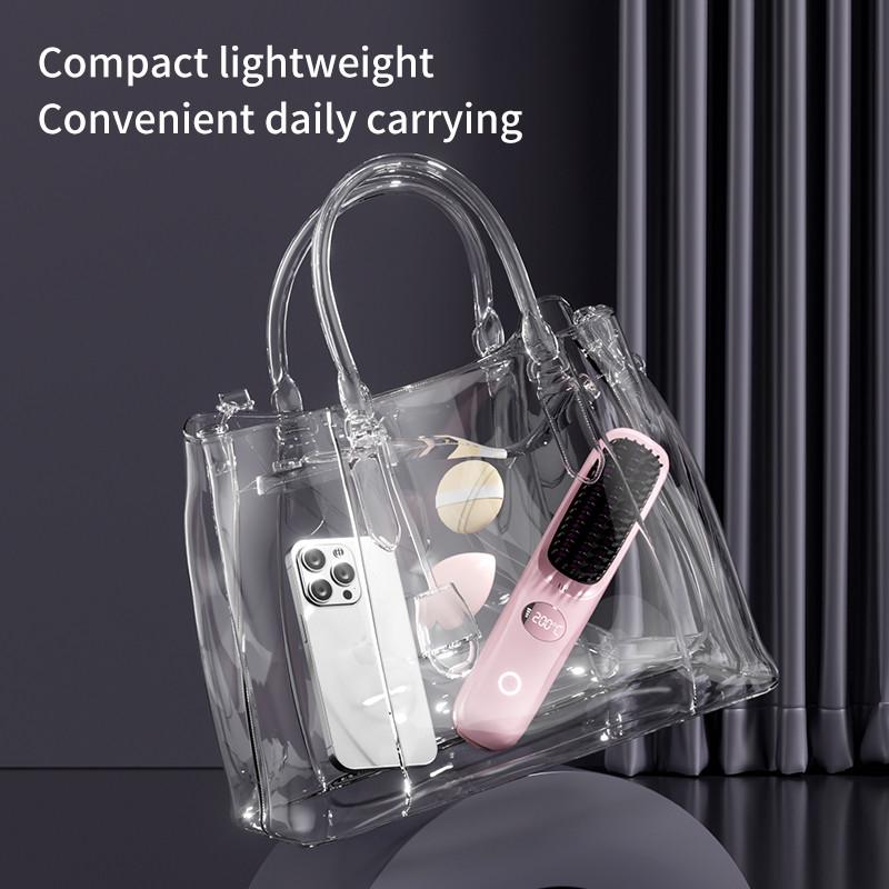 パーソナルケア ヘアドライヤー 電動 ブラシ 熱気 カム 熱 USB 無線 充電式 ヘアストレイン ブラシ