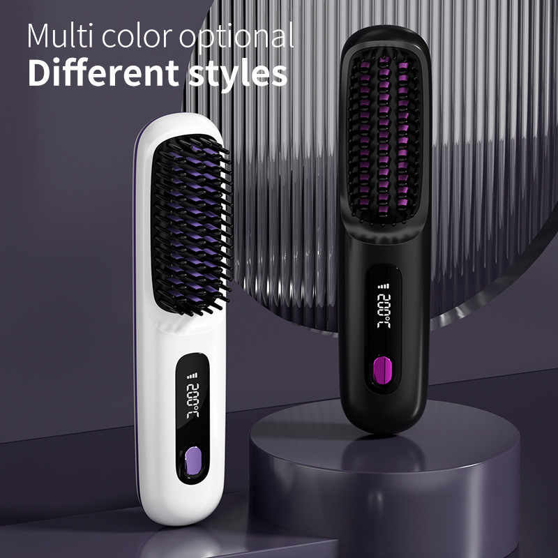 電気ホットエアブラシ ネガティブなイオン技術と回転コードのセラミックヘアストレインヤー シャンプー