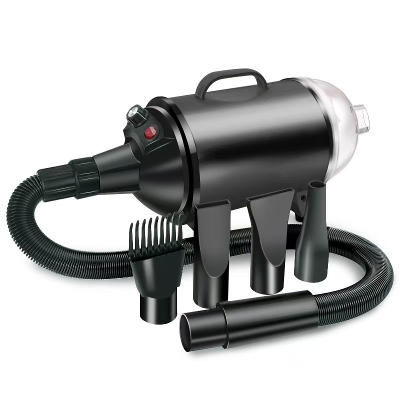 2 in 1 ペットヘアドライヤー 真空 2100W ペットグリーミング機器 ステップレス風速レベル
