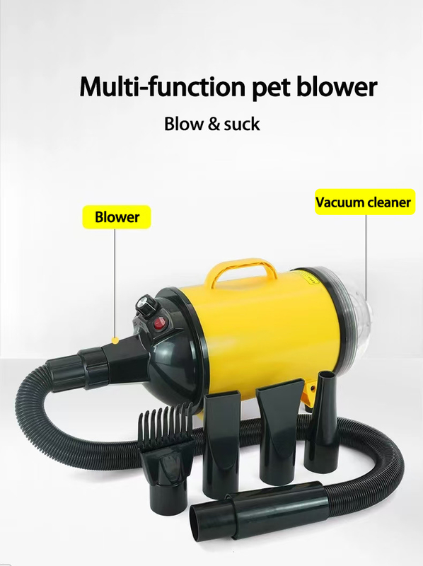 プロペット用ヘアドライヤー 4イン1 犬と猫のための静かな吹風ドライヤー 乾燥速さ軽量家庭用
