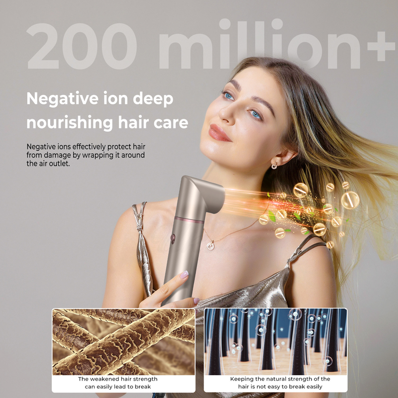 6 in 1 プロホットエアスタイラー 強力なヘアドライヤー&ストレイターセット カールリング 増量ストレイティング