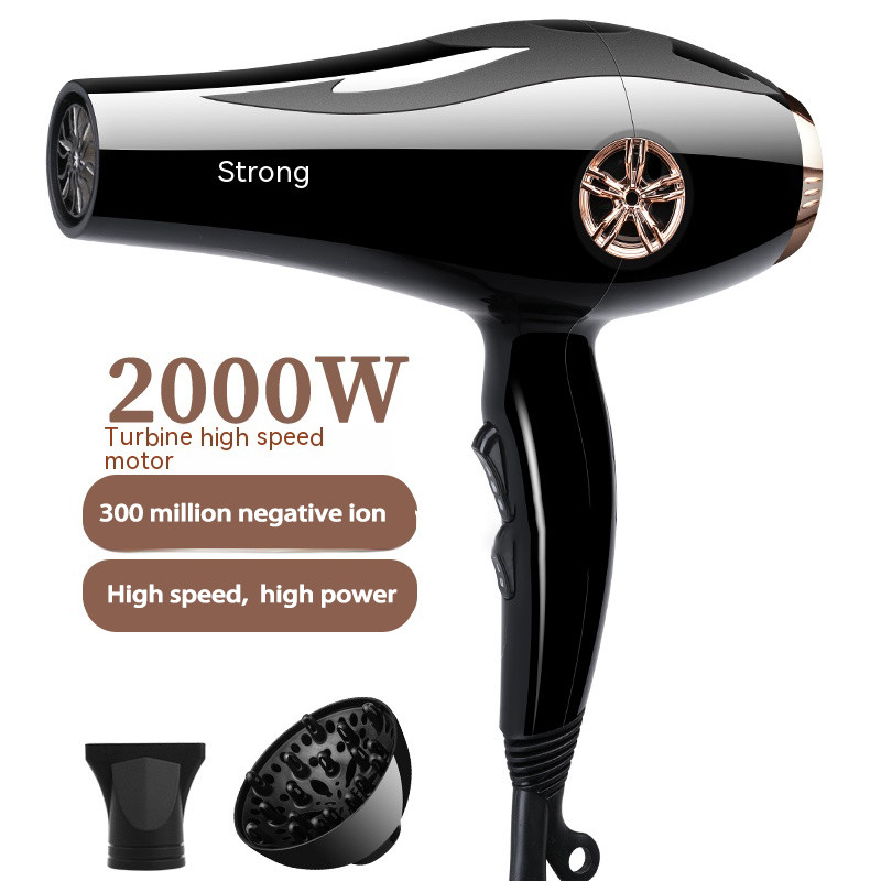 2000W 高速プロフェッショナル マルチ アタッチメントセット ネガティブなイオン プロフェッショナル ヘアドライヤー 青いライト付き ヘアサロン用