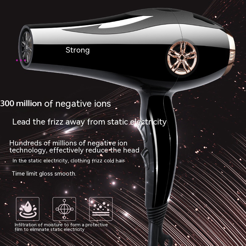 2000W 高速プロフェッショナル マルチ アタッチメントセット ネガティブなイオン プロフェッショナル ヘアドライヤー 青いライト付き ヘアサロン用
