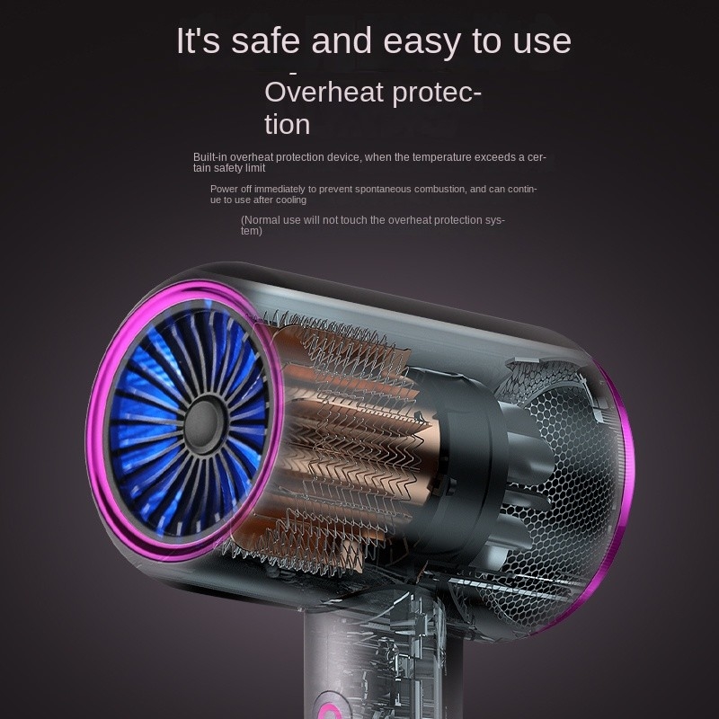 高功率 2400W ネガティブイオン ヘアブロードライヤー サロン ブロードライヤー 熱冷風 ヘアブロードライヤー ボリュマイザー