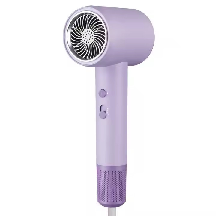 2000W 紫色 高速 青色 負イオン リバー ヘアドライヤー 家庭用温度調節可能