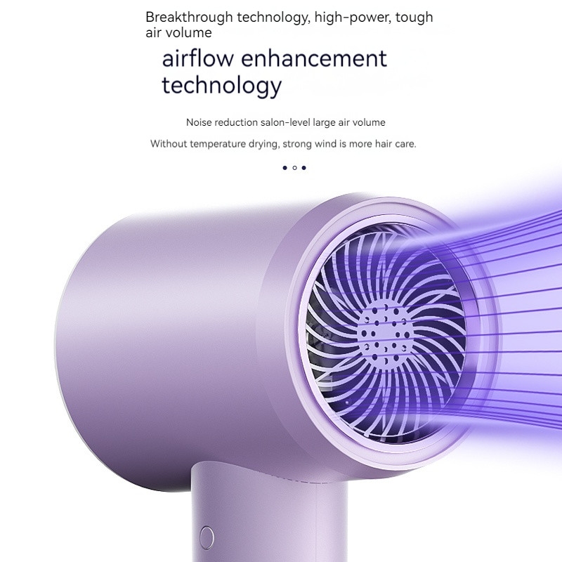 2000W 紫色 高速 青色 負イオン リバー ヘアドライヤー 家庭用温度調節可能